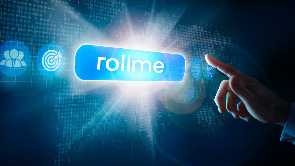 Rollme booth at CES 2024 in Las Vegas