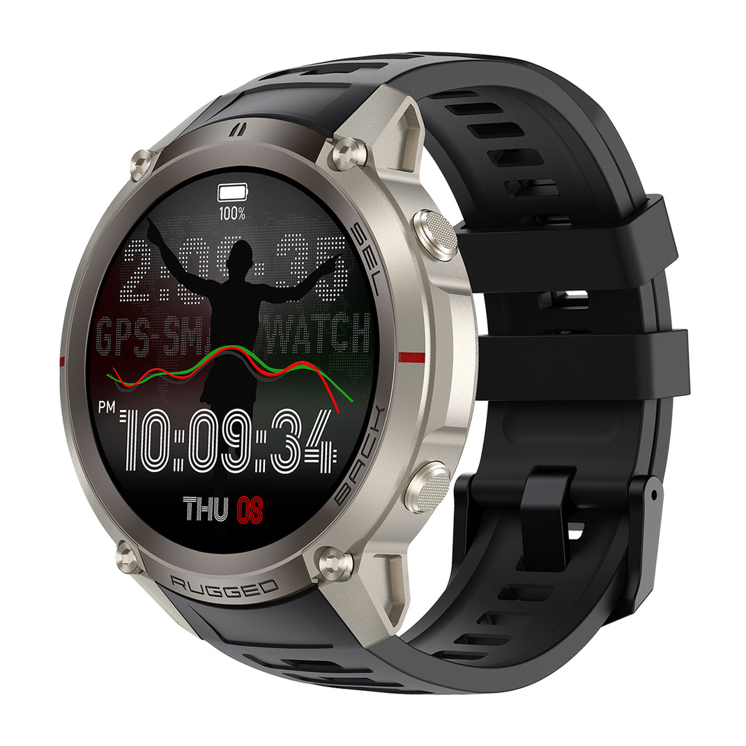 Rollme Hero D5 GPS smartwatch with offline maps and AMOLED display